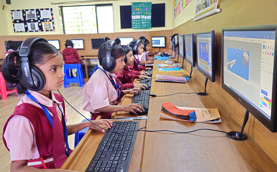 Children in school